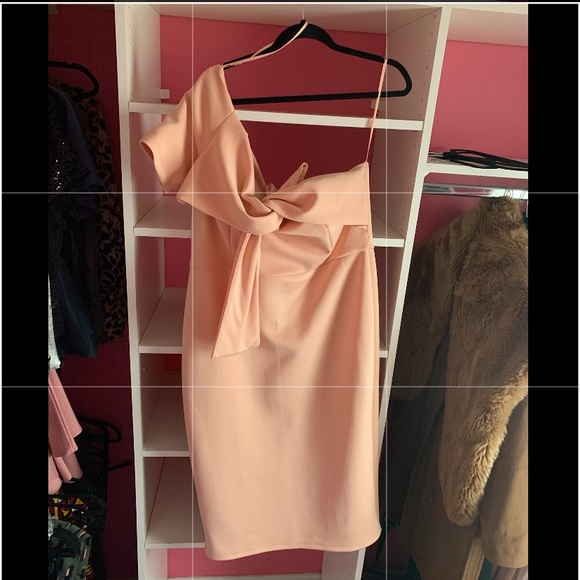 ASOS Blush Peach Cocktail Dress - Picture 2 of 3